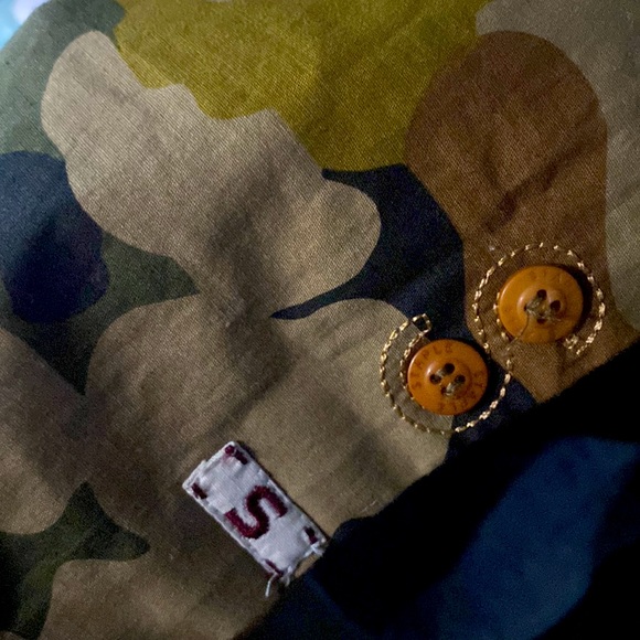 Staple long sleeve button up, denim and camo shirt - Picture 6 of 6